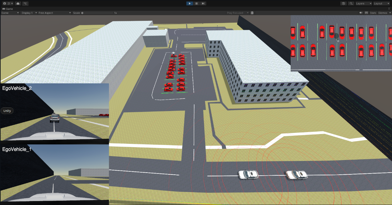 Multi-Vehicle Simulation Diagram
